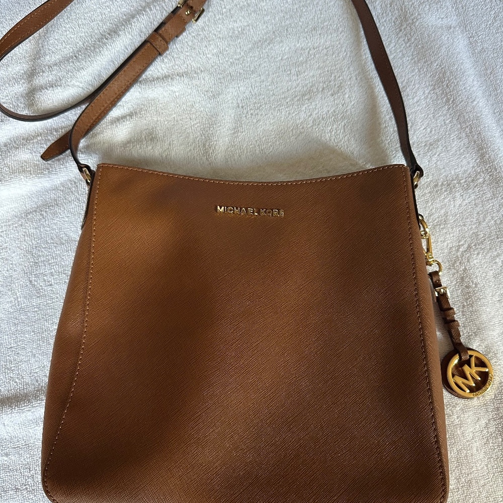 Michael Kors Light Brown Leather Handbag